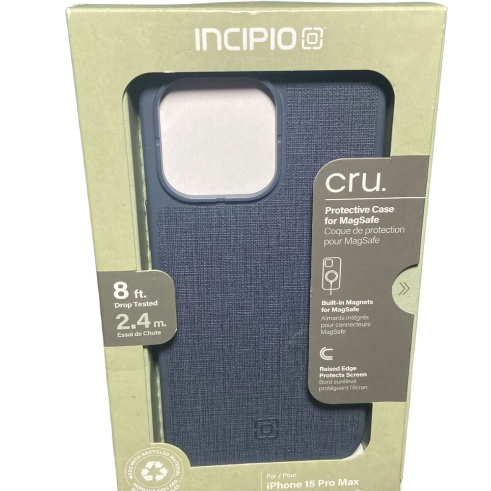 iPhone 15 Pro Max Case MagSafe Incipio Navy Blue Hard Cover 6.7" Protection
